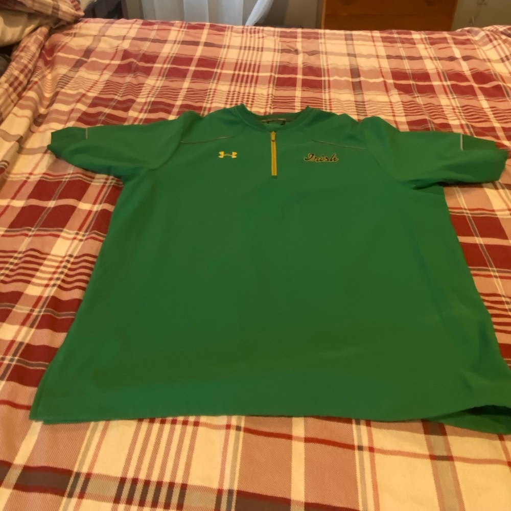 Notre Dame Under Armour short sleeve jacket